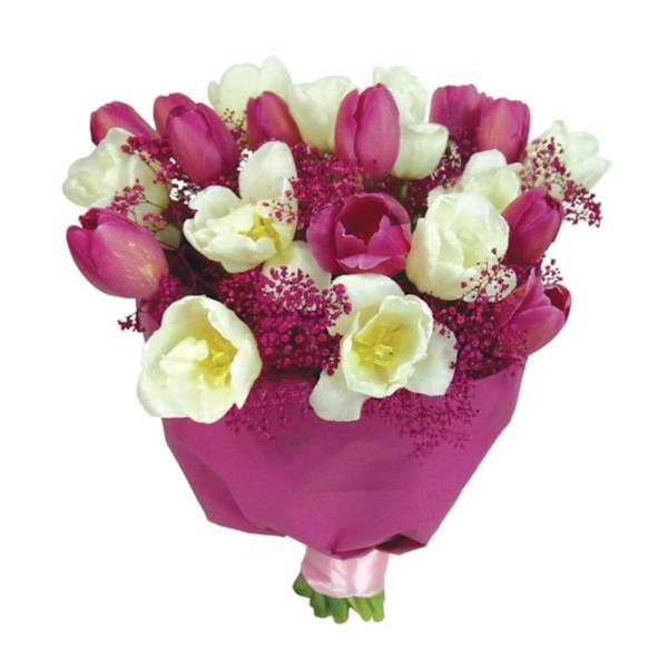 Pink and white bouquet
