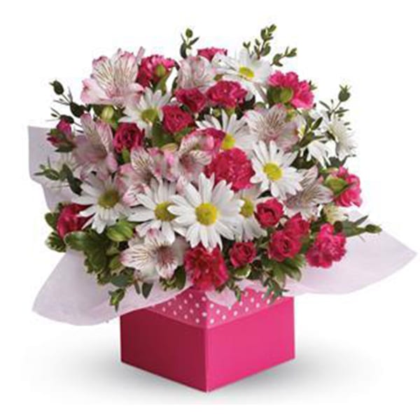 Polka Dot Flower Arrangement Order Flowers Online Interflora India