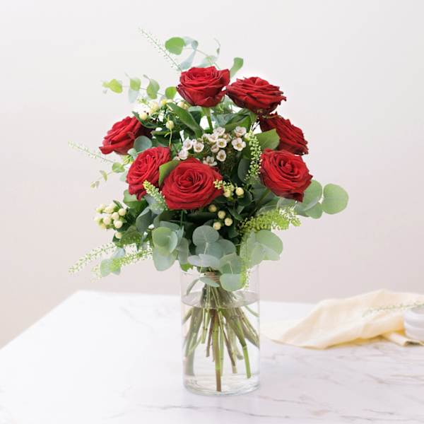 Rouge festif - Red roses