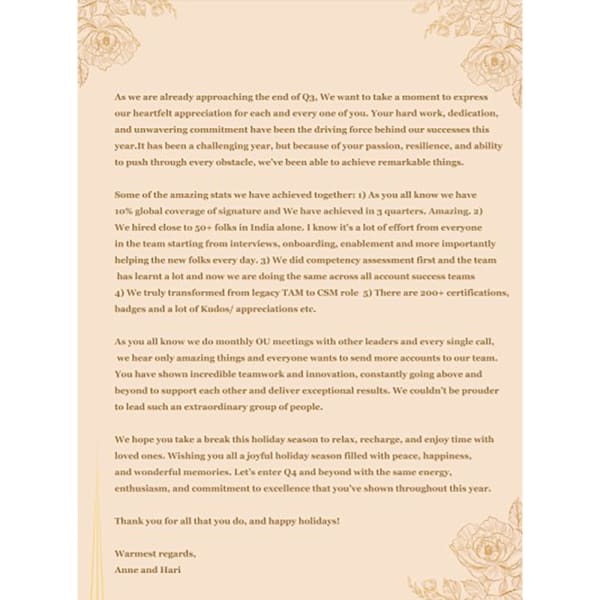 Salesforce Greeting card