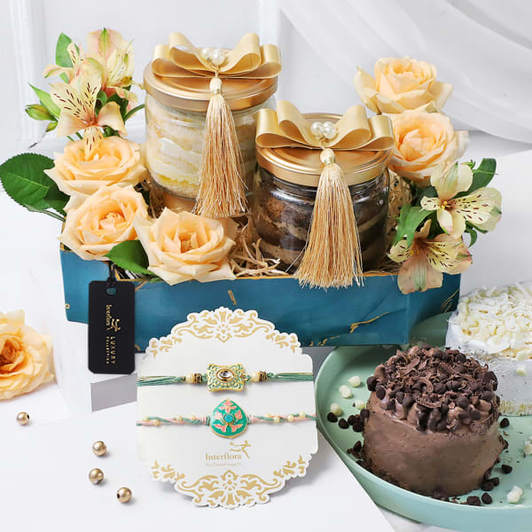 Sweet Delights Rakhi Hamper