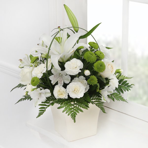 White Exquisite Arrangement