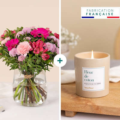 Douceur poudree et bougie - Powdery softness and candle: Order Flowers ...