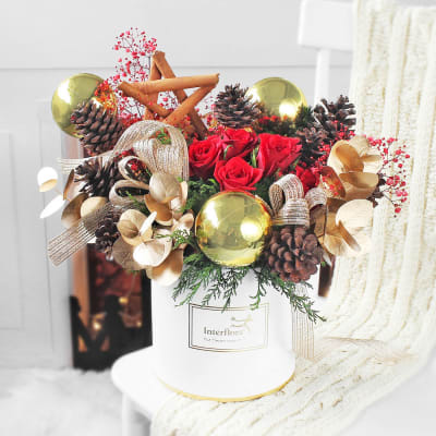 Dreaming of a White Christmas: Order Christmas Flowers Online ...