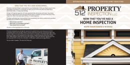 Custom Home Maintenance Book for 512 Property Inspection