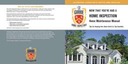 Custom Home Maintenance Book for Goode Home Inspection