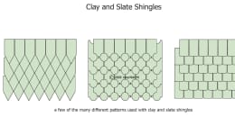 Clay and Slate Shingles