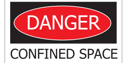 Danger Confined Space