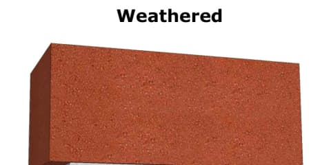 Weathered Mortar Joint