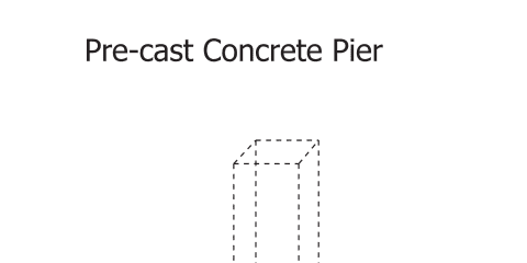 Pre-cast Concrete Pier