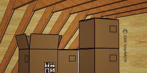 Restricted Attic Inspection