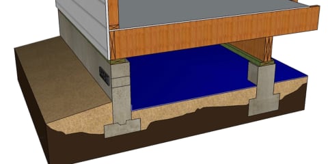 Under-Floor Vented Crawl Space