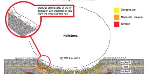 Hail Damage Characteristic