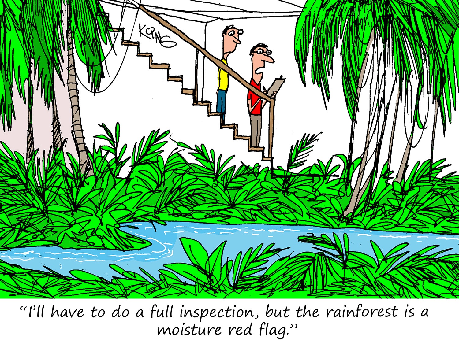 Basement Rainforest Cartoon