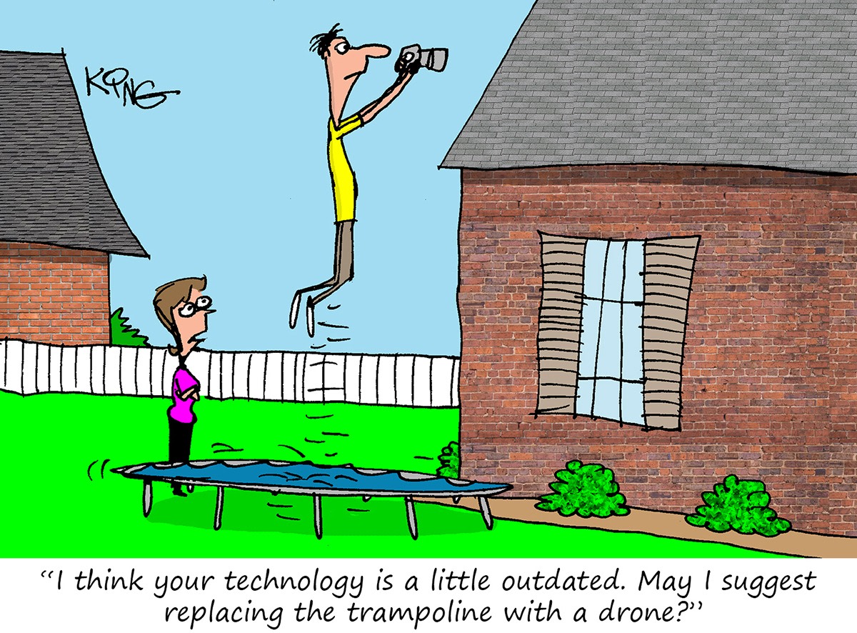 Outdated Technology Cartoon