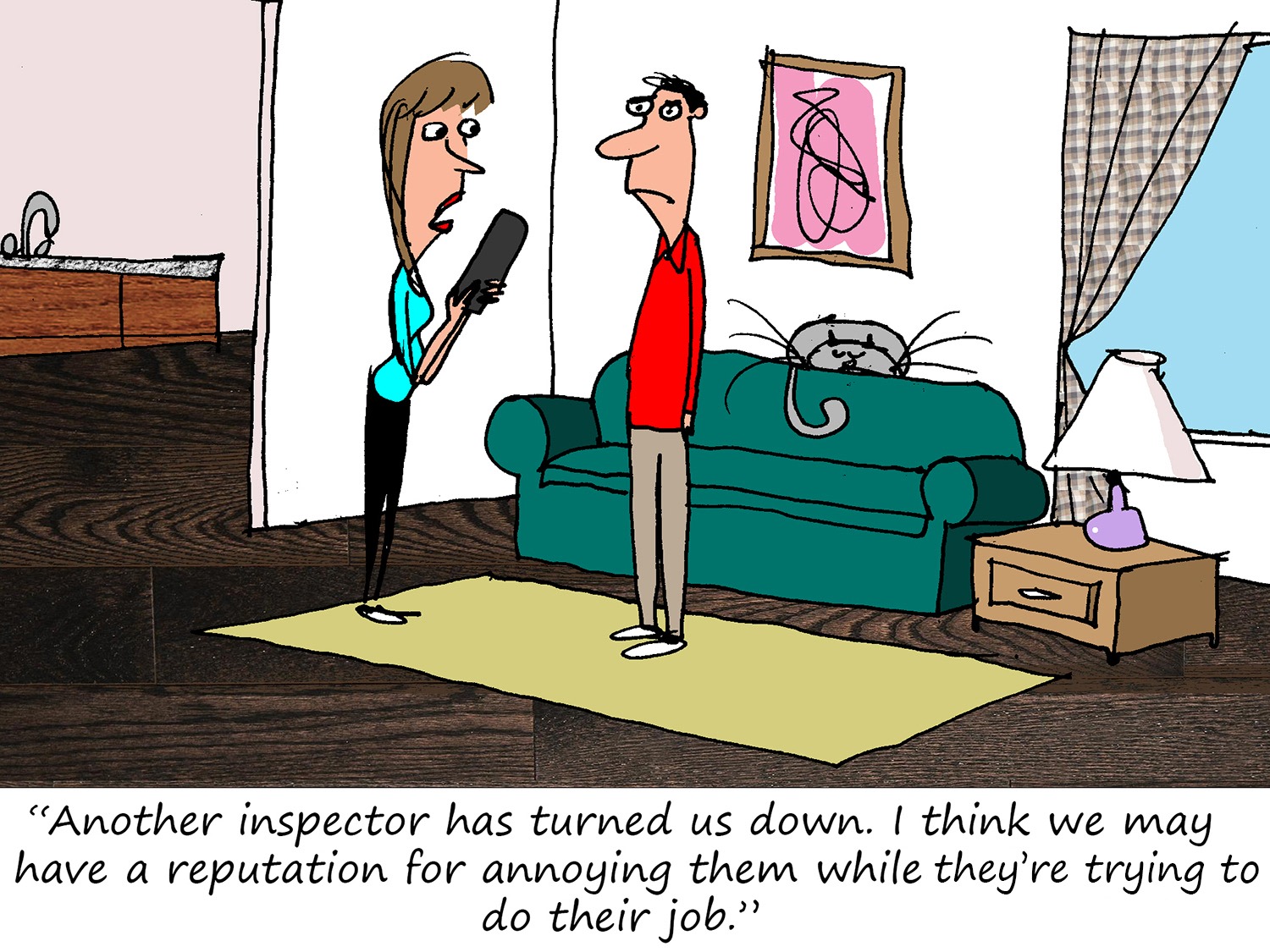 The Annoying Buyers Cartoon