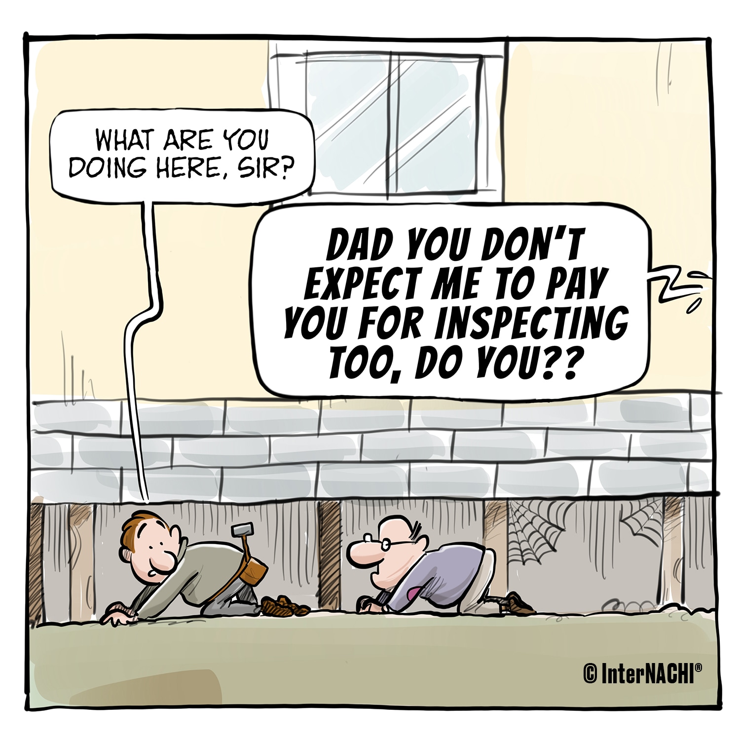 The Relentless Dad Cartoon