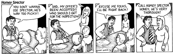 The Thorough Inspector Cartoon