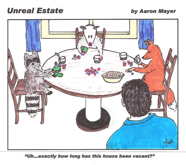 Vacant Property Inspection Cartoon