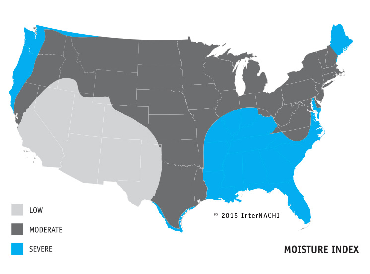 Moisture index.