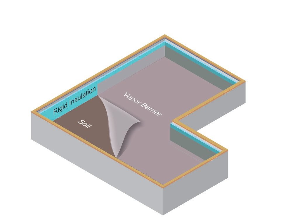 Crawlspace conditioned