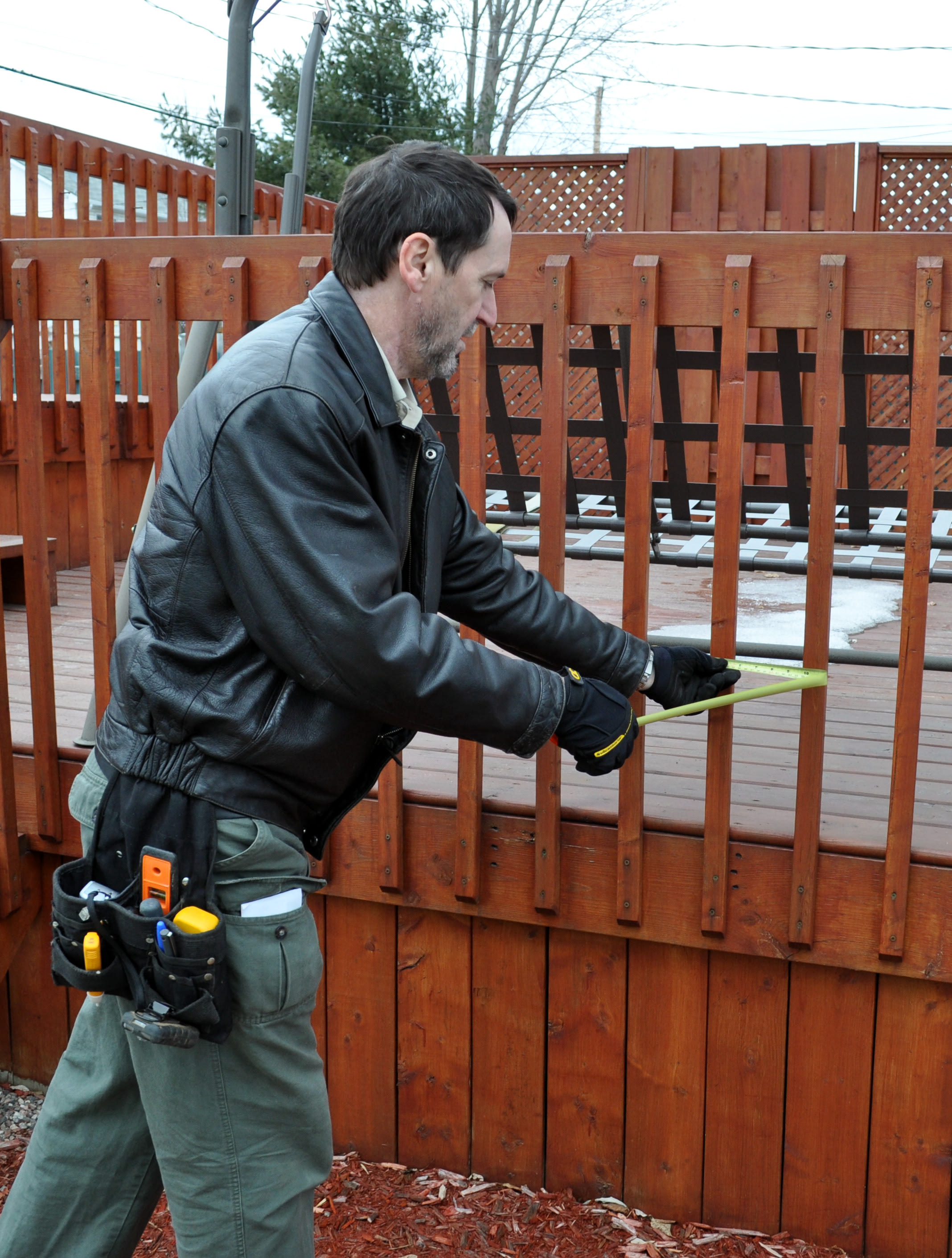 Deck inspection.