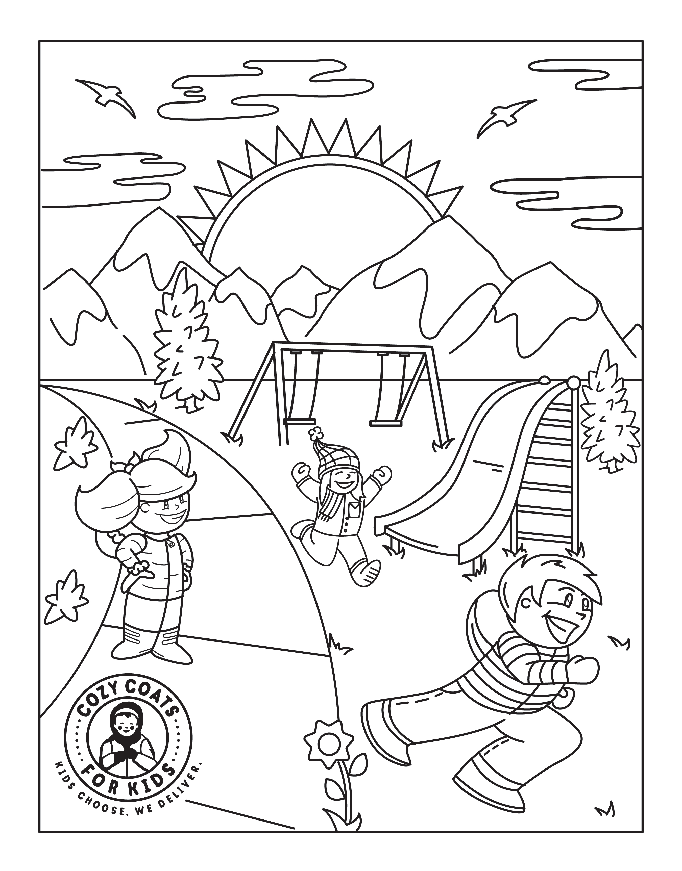 Cozy Coats for Kids® Children's Coloring Sheet - Inspection Gallery -  InterNACHI®