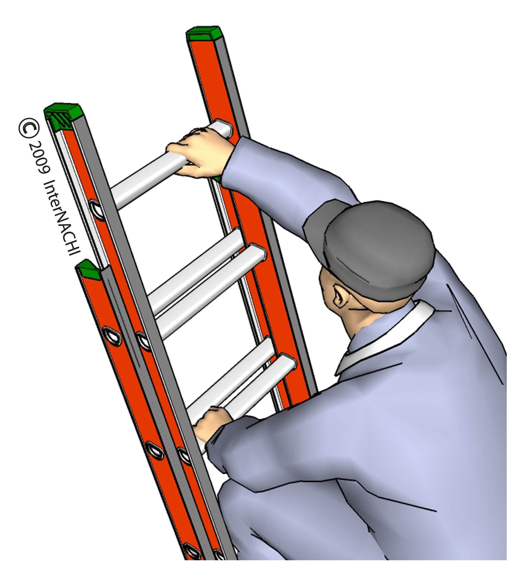 Climbing ladder.