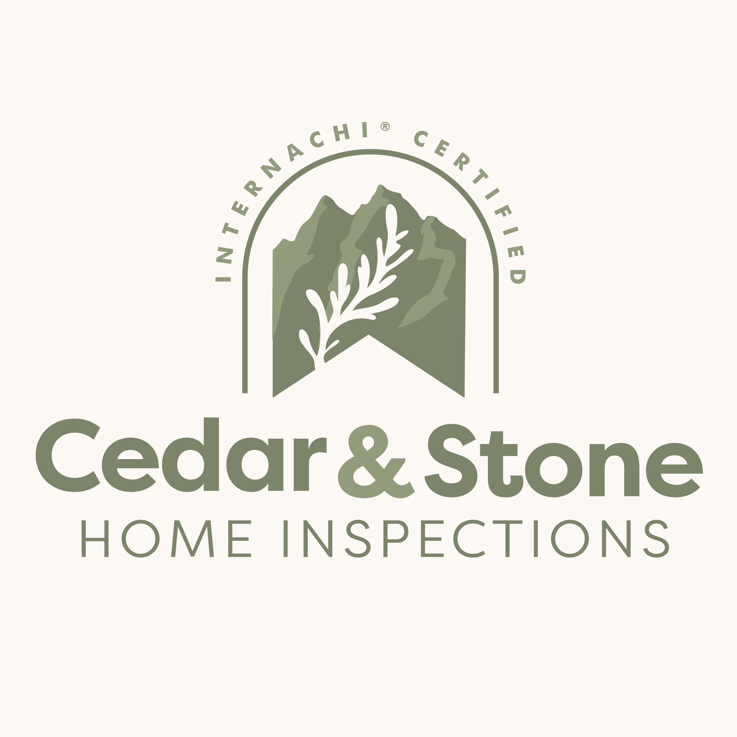 Cedar and Stone Home Inspections Logo