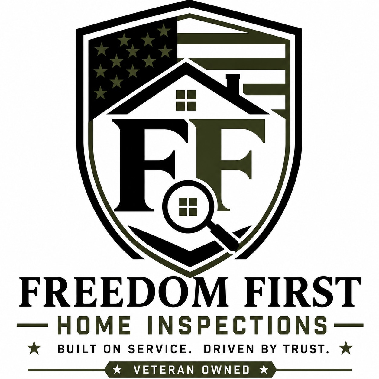 Freedom First Home Inspections Logo