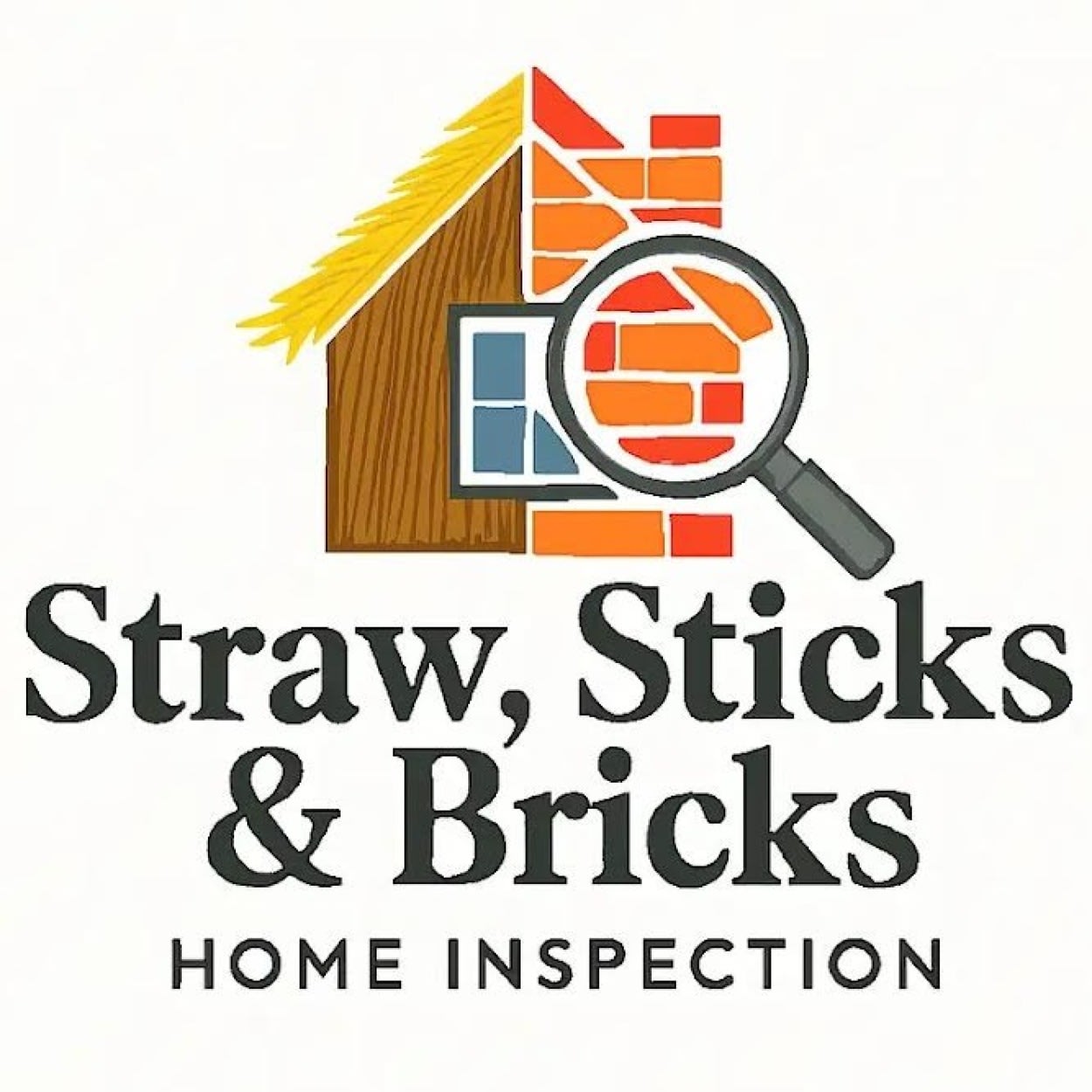 Straw, Sticks & Bricks Home Inspection Logo
