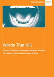 Front cover image of the Words that kill report