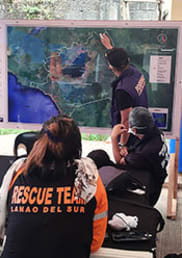The Provincial Disaster Risk Reduction and Management Office of Lanao del Sur in southern Philippines uses Alert’s general reference maps in planning and coordinating their COVID-19 prevention activities in the province.