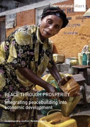 Front cover, showing a palm oil trader in Goma, DRC.