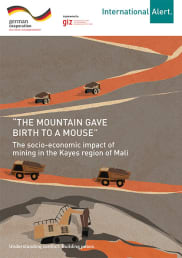 Front cover with drawing of a mine.