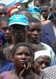 A group of people in DRC.