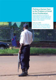 Front cover, with photo of a male soldier watching as a woman walks by.
