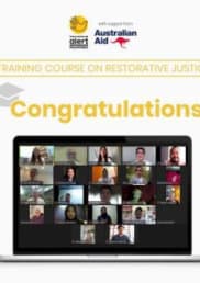 Restorative justice course graduates