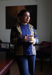 Pooja Pant, the founder of Voices of Women Media in Nepal