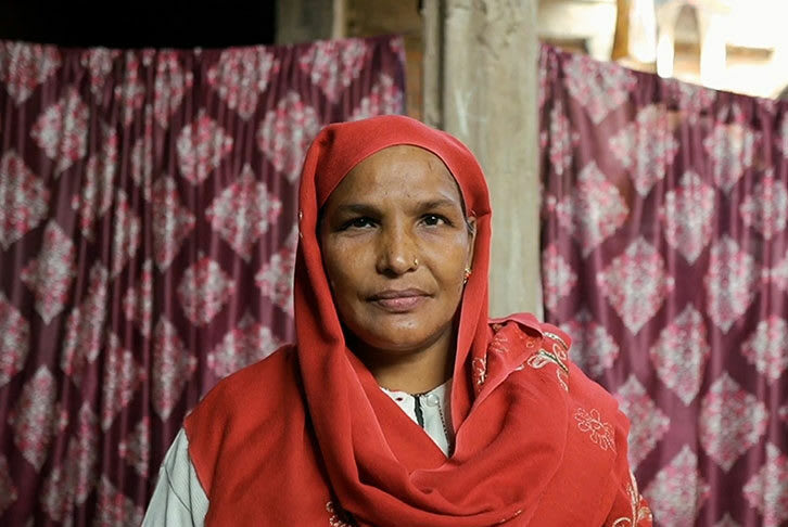 A portrait of a women from the Federalism in Nepal film