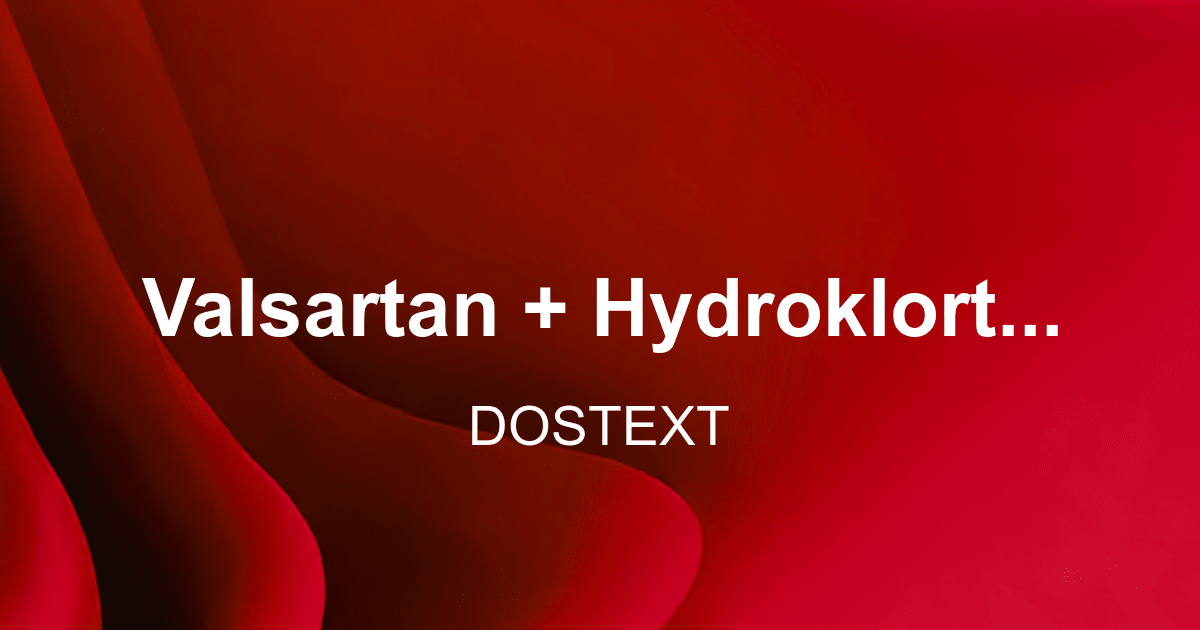 Valsartan + Hydroklortiazid