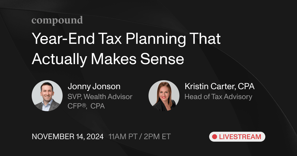 Year-End Tax Planning That Actually Makes Sense