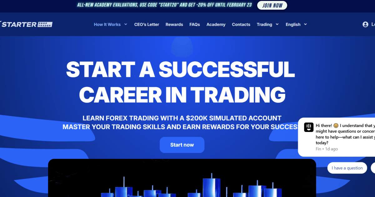 Starter Prop Trader Forex Prop Firm Review: Pros, Cons & more