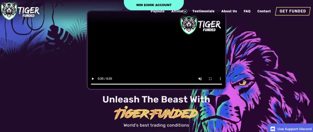 Tiger Funded Forex prop firm review