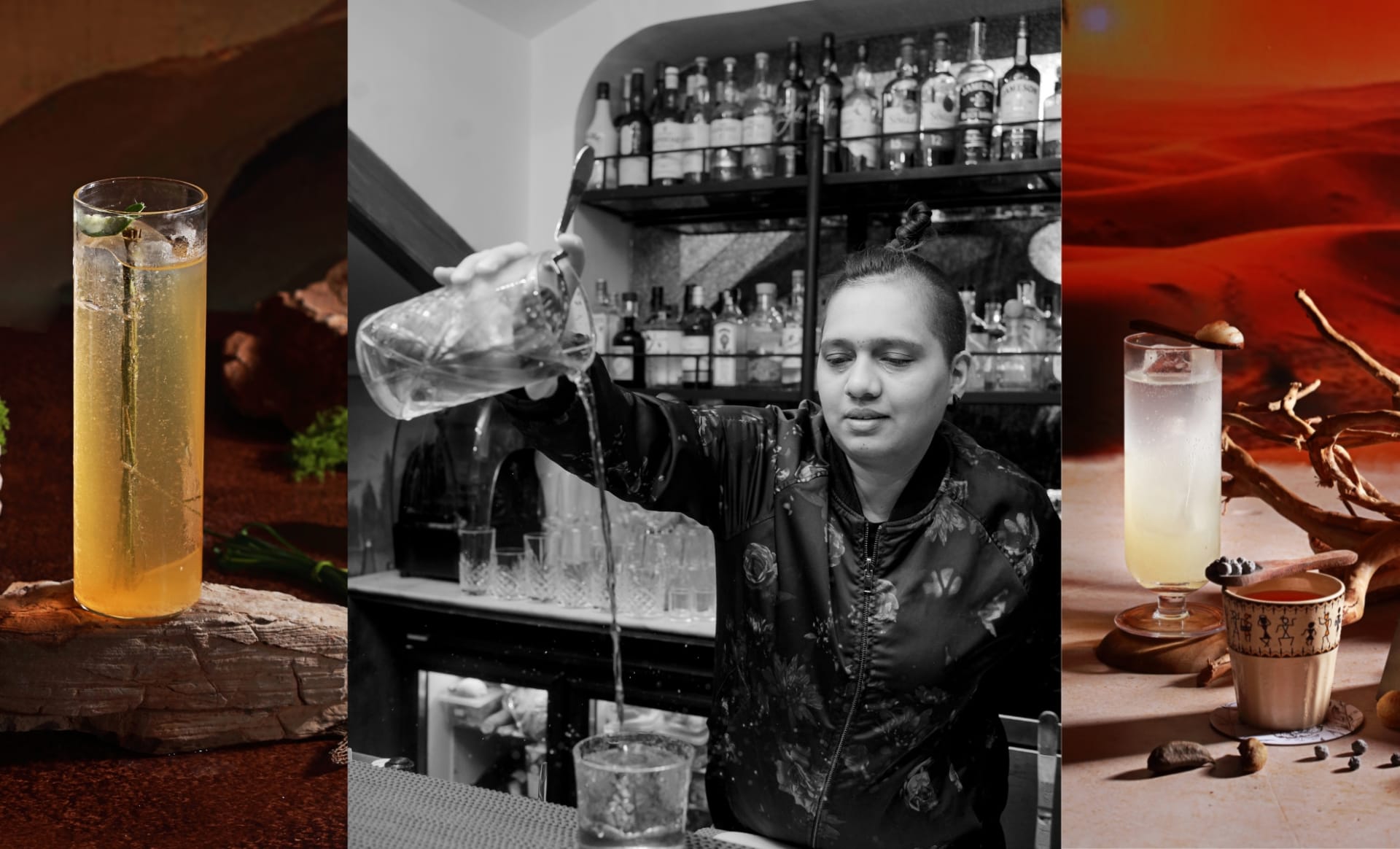 Drinking The Pine-Clad Mountains And Forests Of North East: Fay Barretto's Foraged Cocktail Menu At Soraia