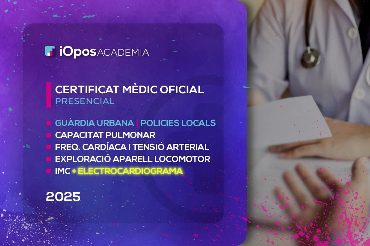 Certificat Mèdic Oficial (Guàrdia Urbana i Policies Locals)