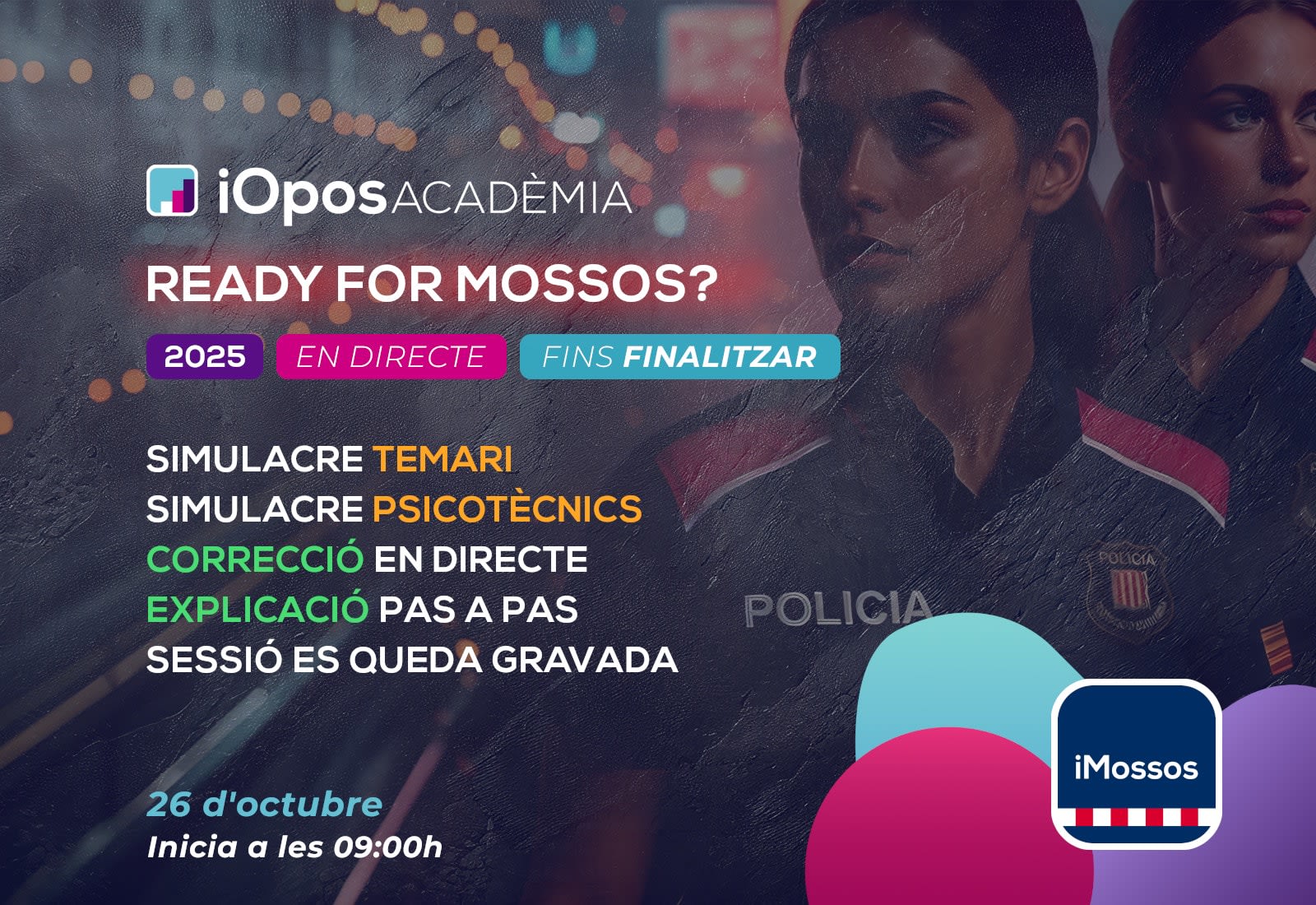 Simulacre Online Temari i Psicotècnics Mossos d'Esquadra (24 novembre 2025)