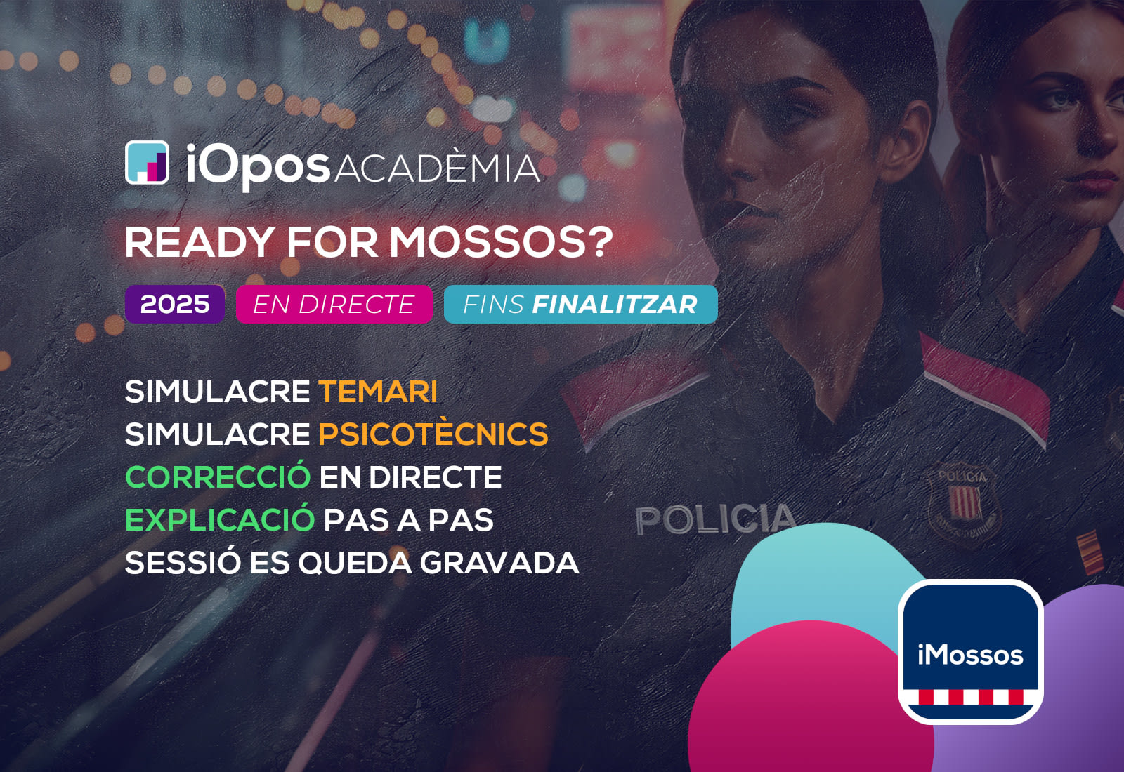 Simulacre Online Temari i Psicotècnics Mossos d'Esquadra