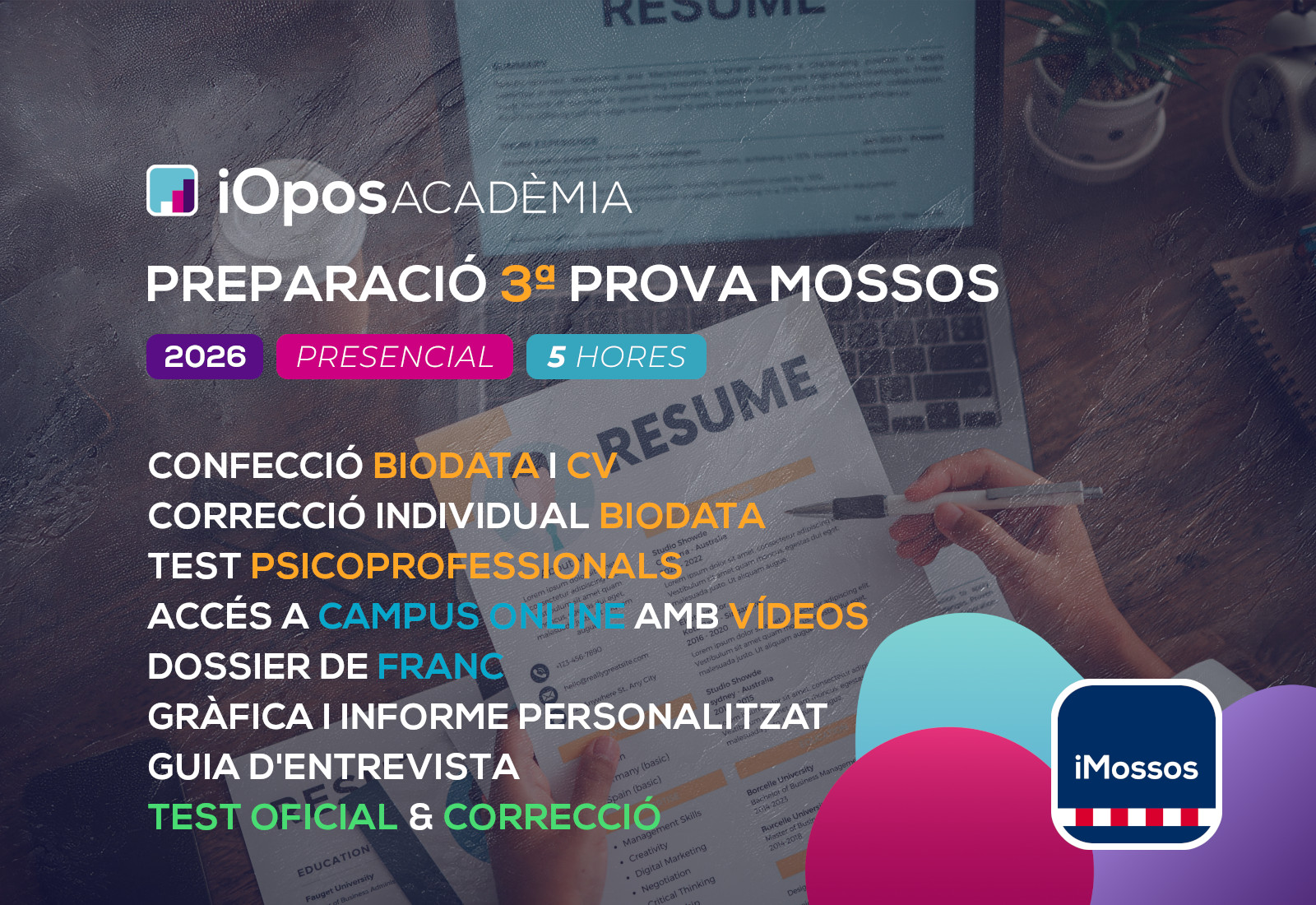 Curs Presencial Preparació Tercera Prova Mossos d'Esquadra 2026