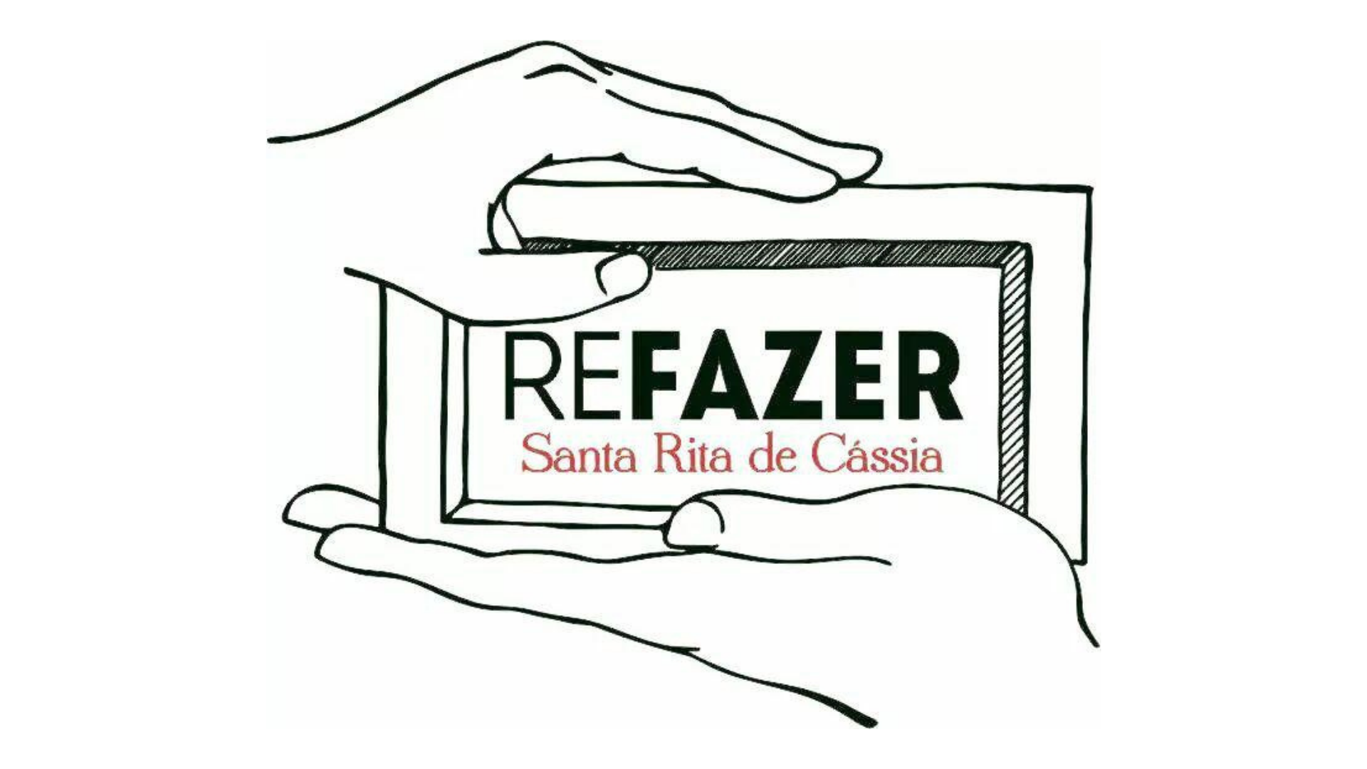 cartaz da instituição Associação Refazer Santa Rita de Cássia